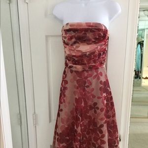 BCBG Maxima strapless dress, midi Cocktail